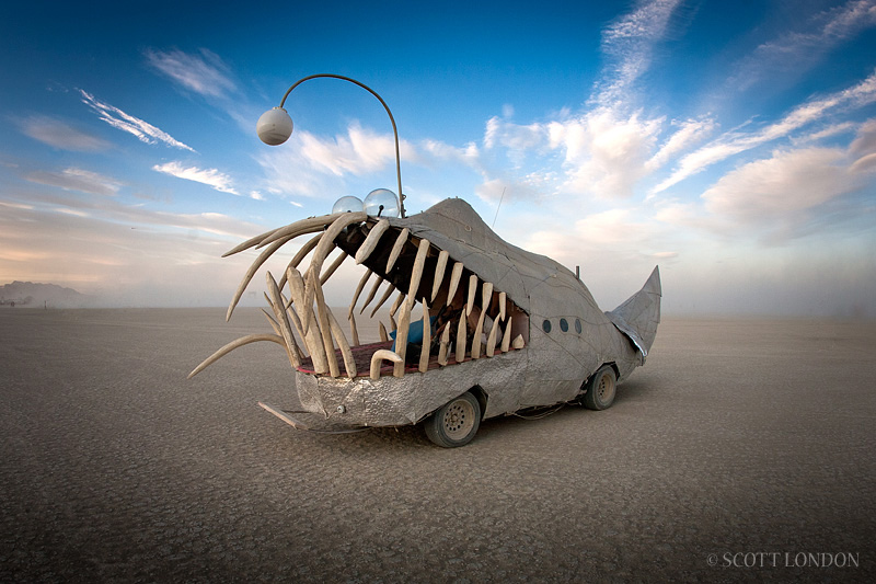 Art Car With Teeth