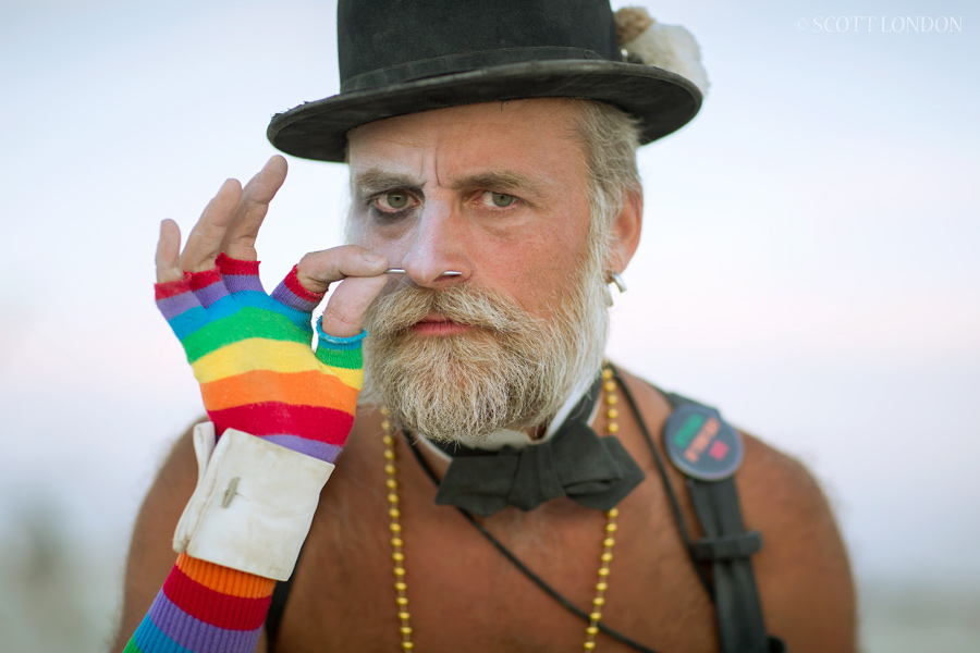 Randal at Burning Man 2015. (Photo by Scott London)