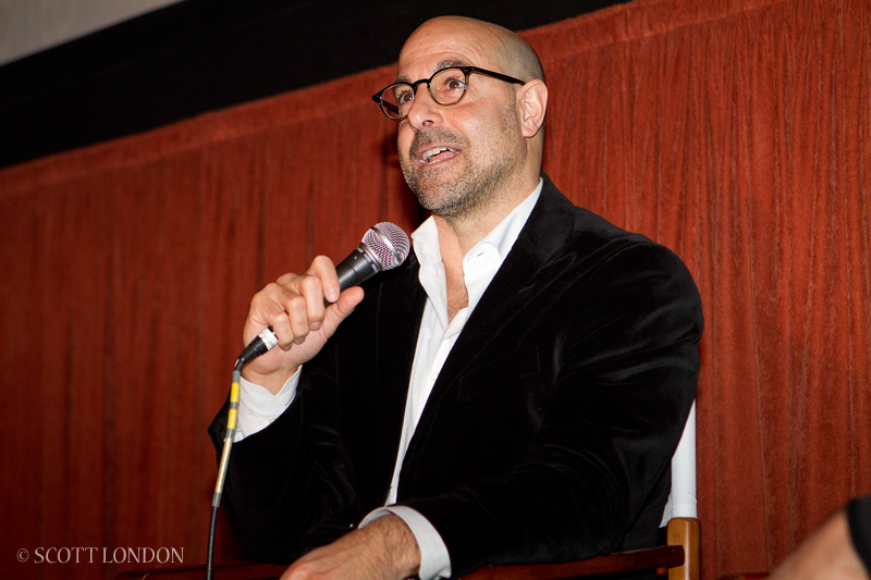 Actor Stanley Tucci On Stage at the Santa Barbara International Film Festival