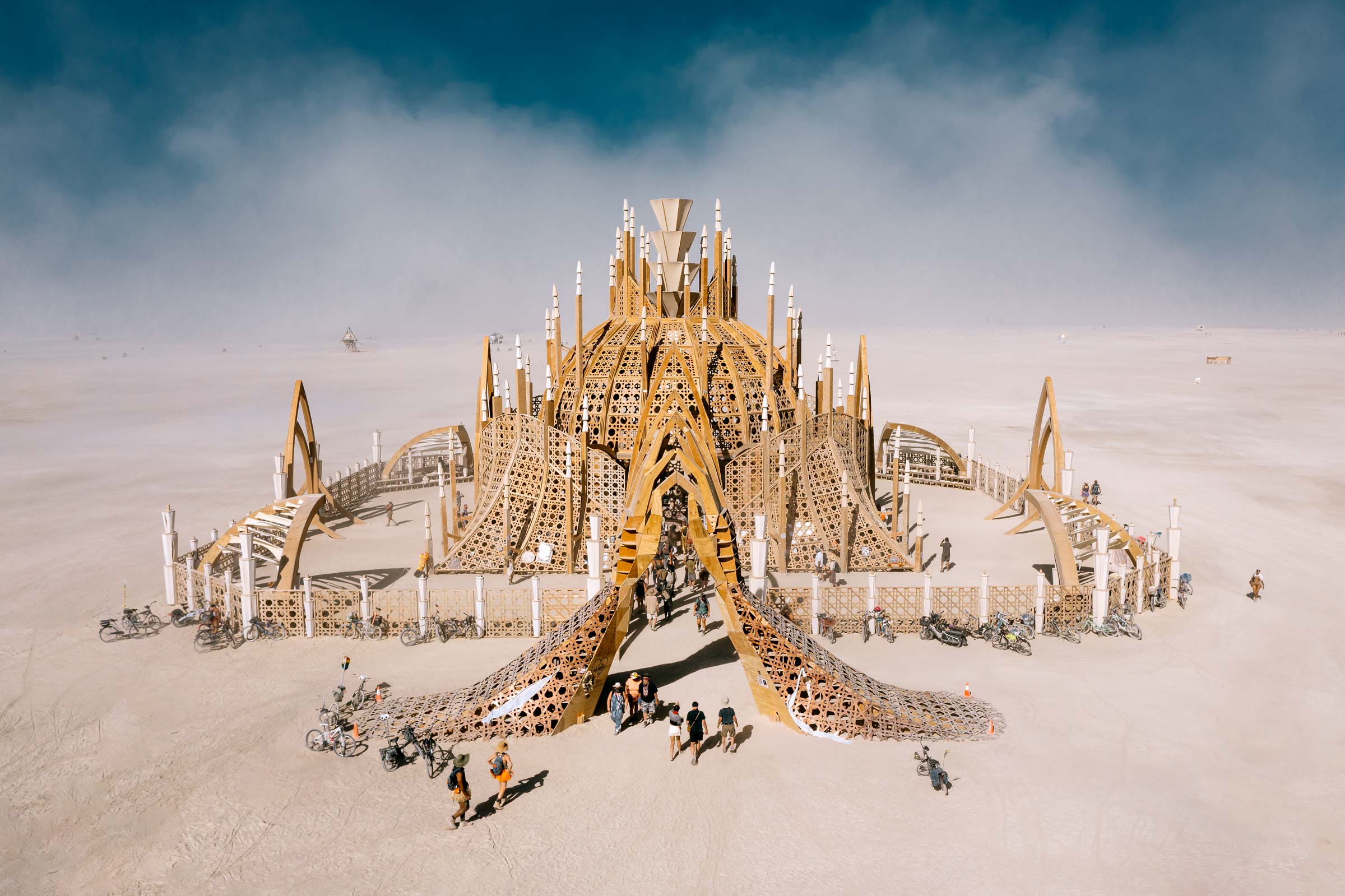 Temple of Together, an installation by Caroline Ghosn at Burning Man 2024