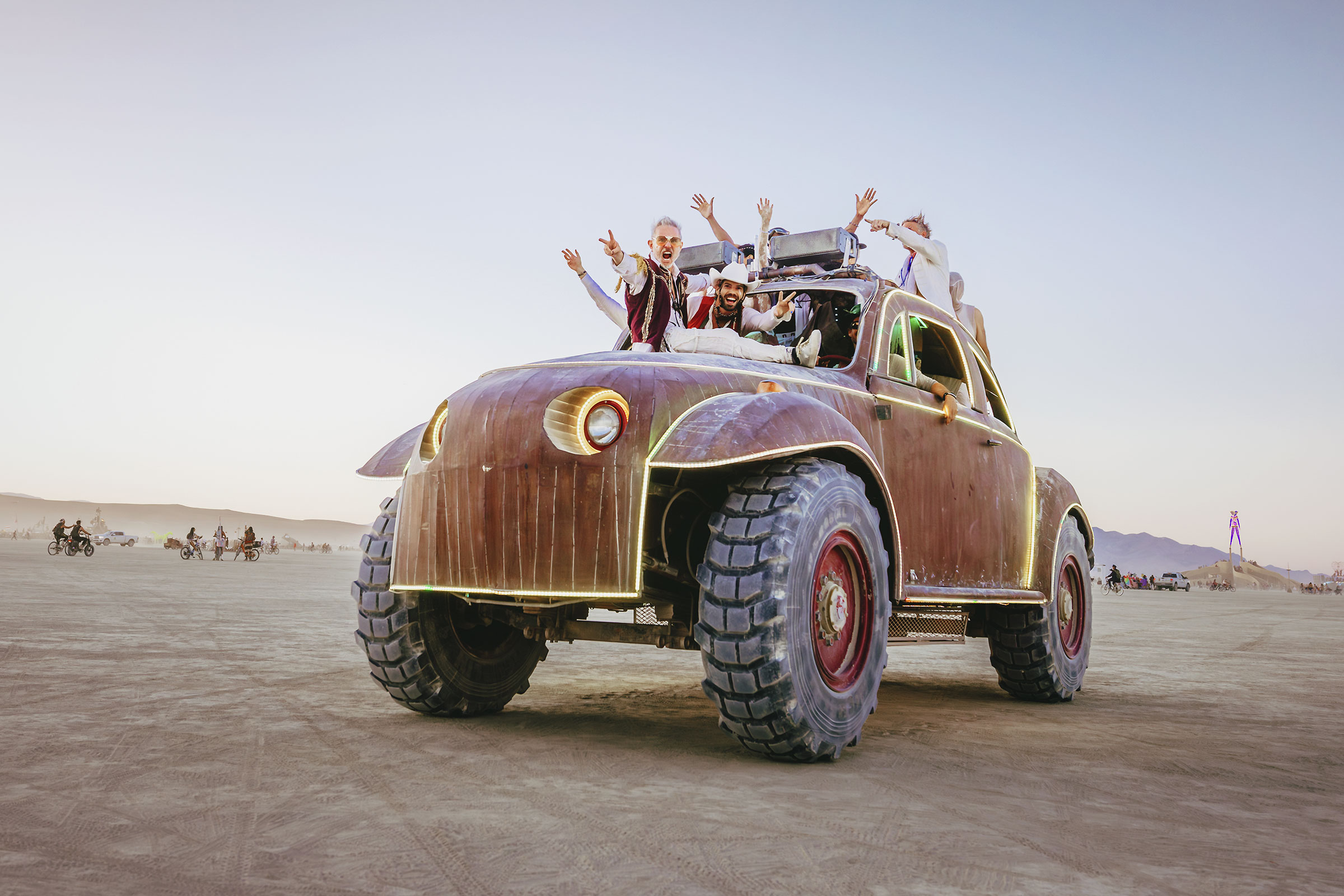 Big Red, an oversized Baja Bug built over the chassis of a 1959 Walter Crash Truck, by Kirk Strawn and crew. (Photo by Scott London)